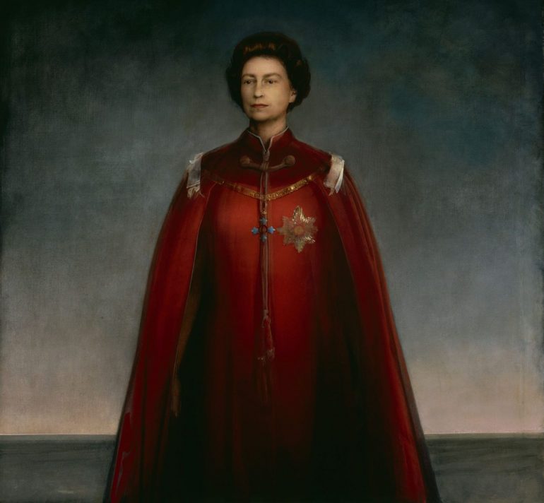 National Portrait Gallery: Portrait of Queen Elizabeth II by Pietro Annigoni,1969. Photo Credit: © National Portrait Gallery, London.