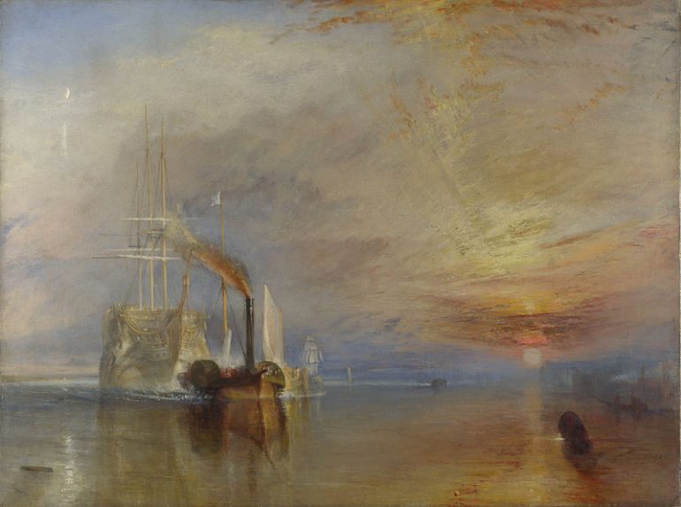 The National Gallery: Joseph Mallord William Turner, The Fighting Temeraire. Photo Credit: © The National Gallery, London.