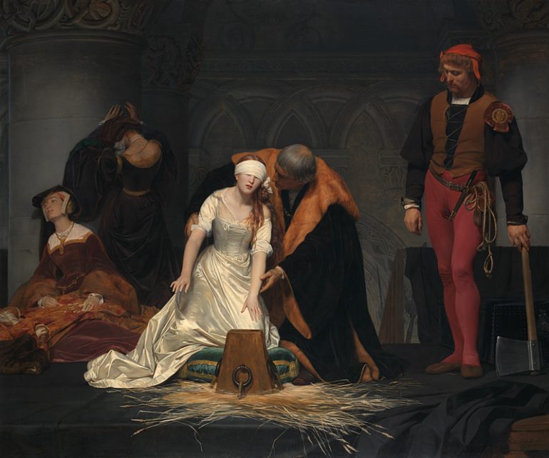 The National Gallery: Paul Delaroche, The Execution of Lady Jane Grey. Photo Credit: National Gallery, London.