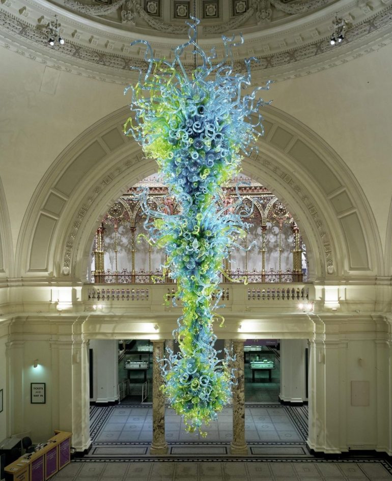 Sculpture on display at the Victoria and Albert Museum