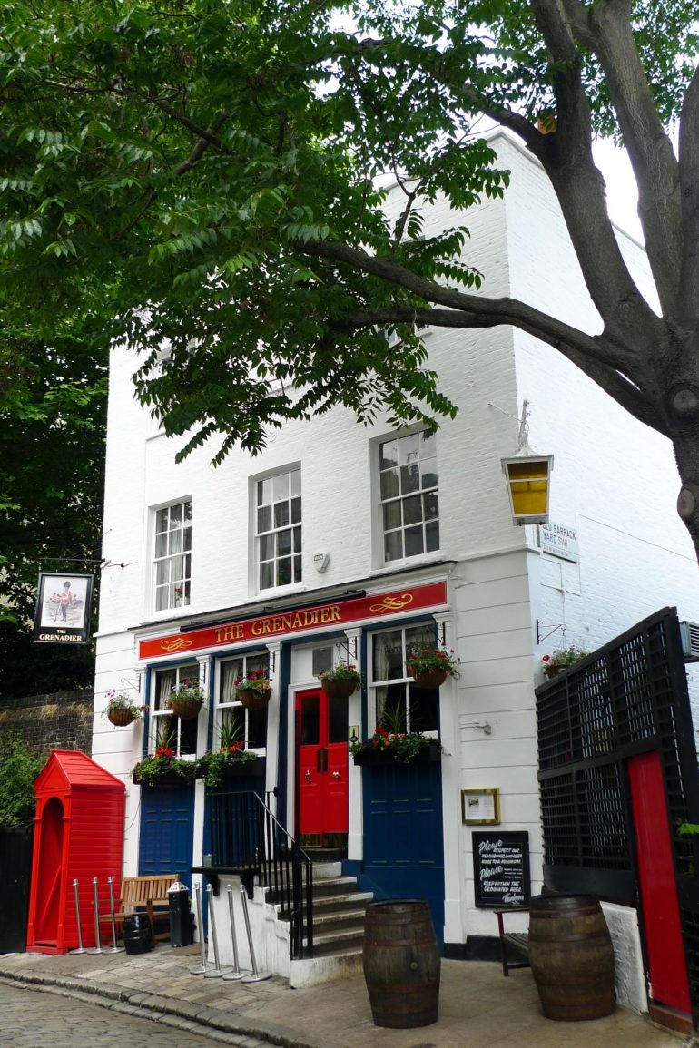 The Grenadier Pub. Photo Credit: © Oxyman via Wikimedia Commons.