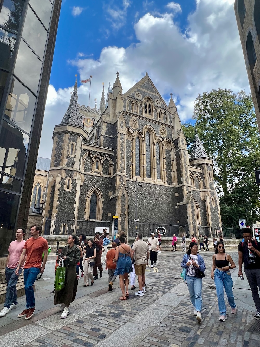 Exterior of Southwark Cathedral in London. Photo Credit: © Ursula Petula Barzey.