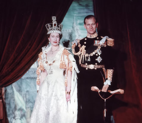 British Monarchy: Coronation portrait of Queen Elizabeth II and Prince Philip, June 1953. Photo Credit: Photo Credit: © Public Domain via Wikimedia Commons.