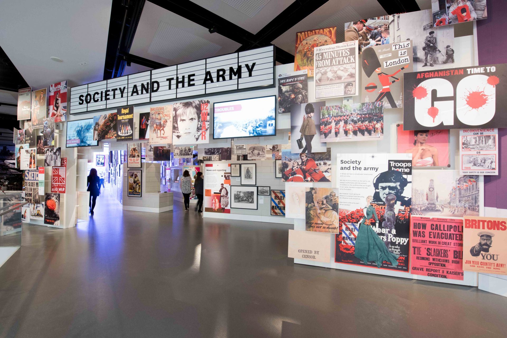 National Army Museum: Entrance to Society & The Army gallery. Photo Credit: © National Army Museum. 