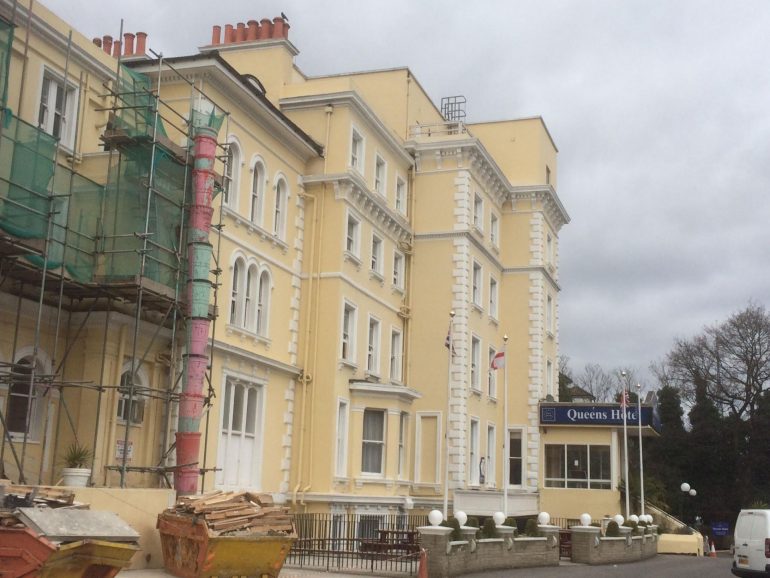 Queen's Hotel in Norwood part of London where French novelist lived in exile. Photo Credit: © Edwin Lerner.