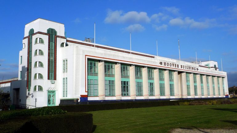 The Hoover Building. Photo Credit: © Ewan Munro via Wikimedia Commons.