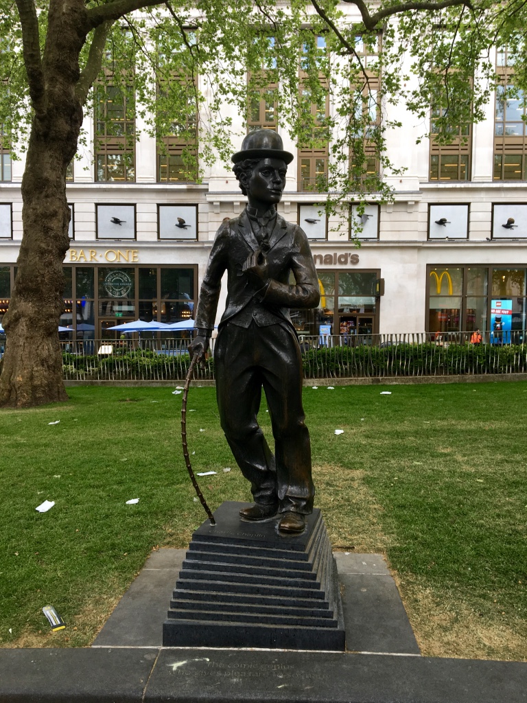 Charlie Chaplin Statue in Leicester Square, London.  Photo Credit: © Ursula Petula Barzey.  