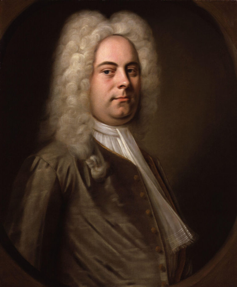 George Frideric Handel painting by Balthasar Denner.