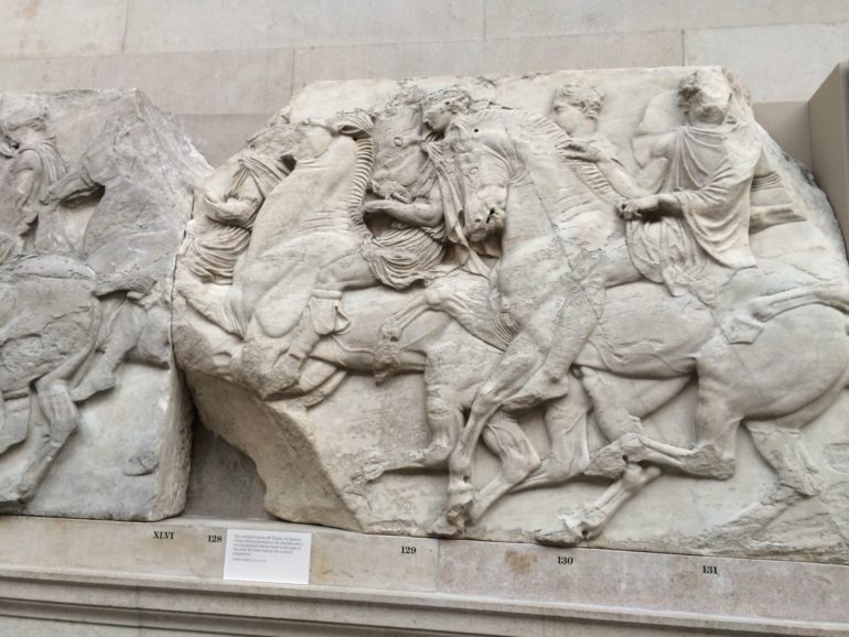 British Museum: The Elgin Marbles also known pars pro toto as the Parthenon Marbles.