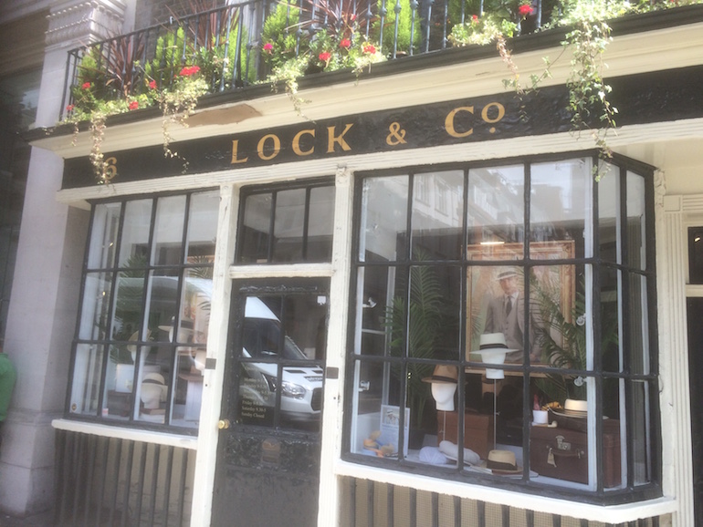 London St James's Street: Lock & Company, Hatters. Photo Credit: © Edwin Lerner. 