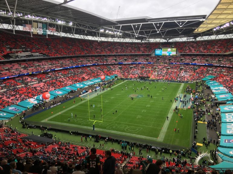 NFL International Series: Wembley Stadium in London. Photo Credit: © Paul Metcalfe.