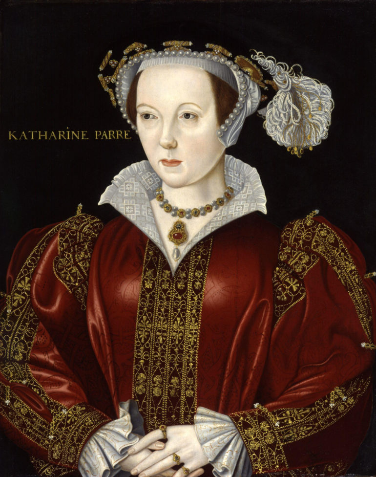 Portrait of King Henry VIII's 6th wife Katherine Parr. Photo Credit: © Public Domain via Wikimedia Commons. 