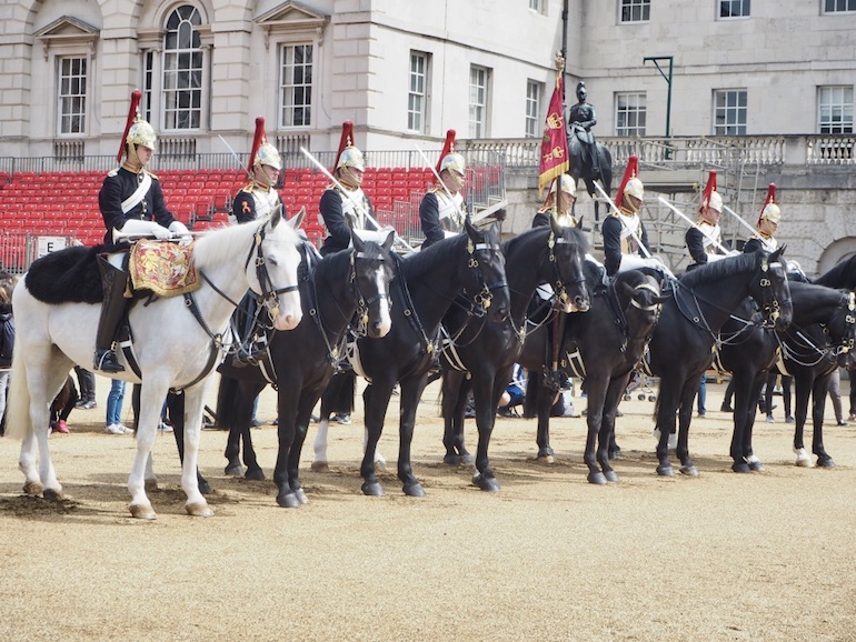 London St James's Park - Horse Guard Parade: Changing of the Guard. Photo Credit: © Ursula Petula Barzey.