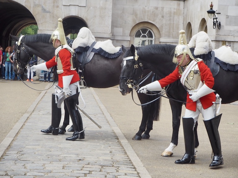 London St James's Park - Horse Guard Parade: Changing of the Guard. Photo Credit: © Ursula Petula Barzey.