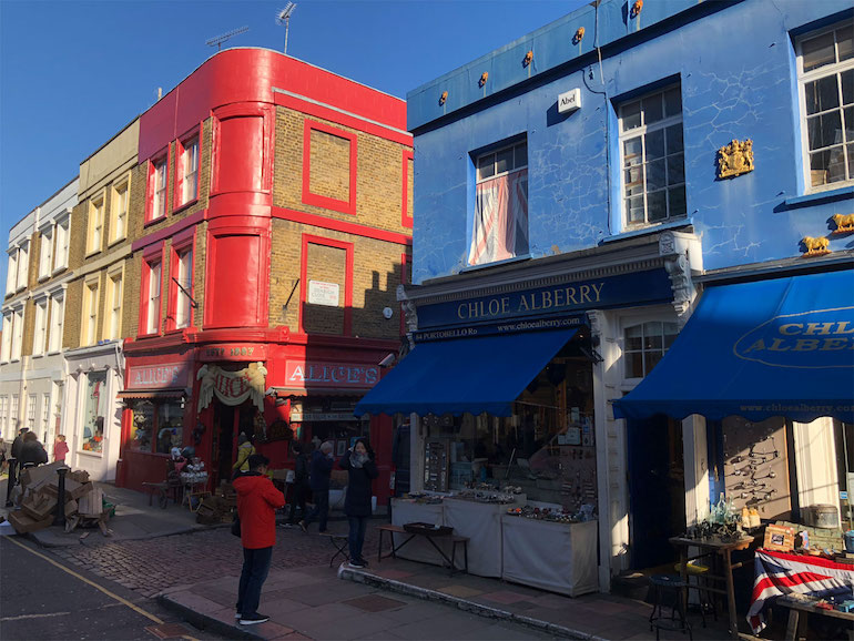 Notting Hill: Portobello Road Market. Photo Credit: © James Hamill.