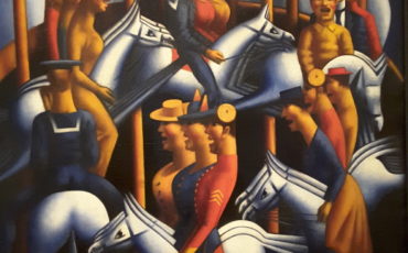 Tate Britain: Merry-Go-Round by Mark Gertler 1916. Photo Credit: © Ingrid Wallenborg.