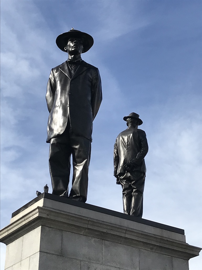 Fourth Plinth in Trafalgar Square: Antelope by Samson Kambalu. Photo Credit: © Edwin Lerner.