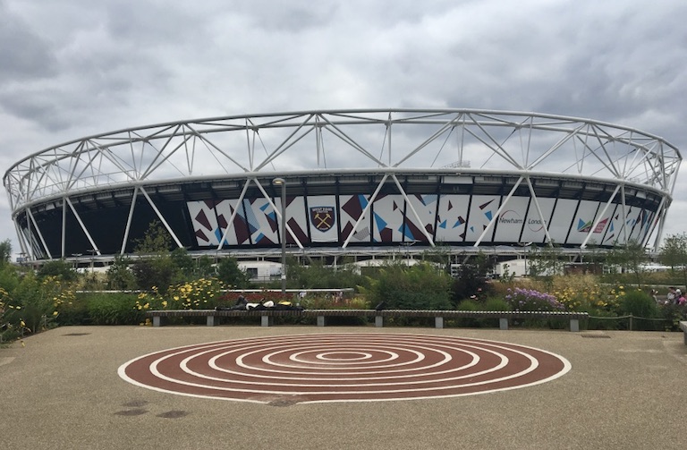 London Football: Queen Elizabeth Olympic Stadium now home to West Ham FC. Photo Credit: © Ursula Petula Barzey. 