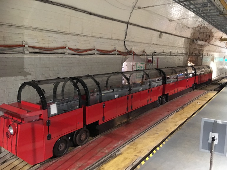 The Postal Museum in London: Postal train. Photo Credit: © Edwin Lerner.