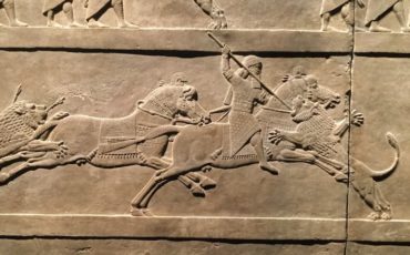 British Museum in London: Ashurbanipal hunting lions. Photo Credit: © Sue Hyde.