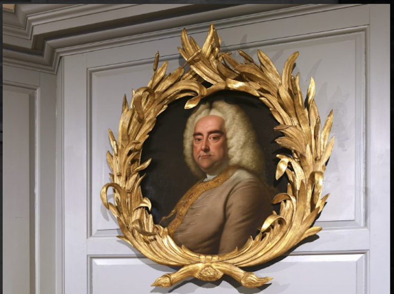 Portrait of George Frederick Handel. Photo Credit: © James Newton.