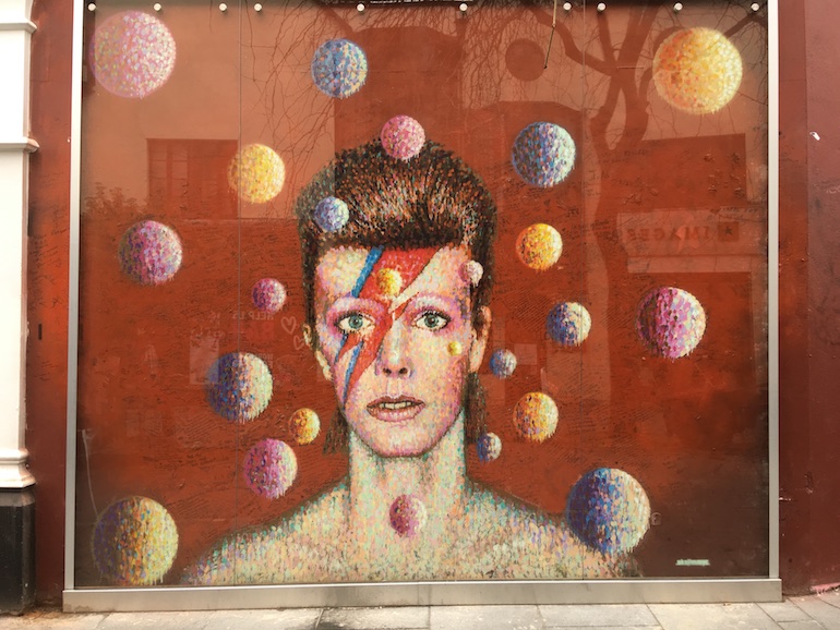 David Bowie Mural in Brixton. Photo Credit: © Edwin Lerner. 