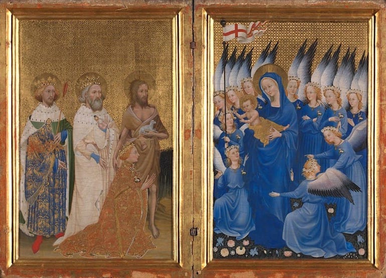 National Gallery In London_Wilton Diptych painting. Photo Credit: © The National Gallery.