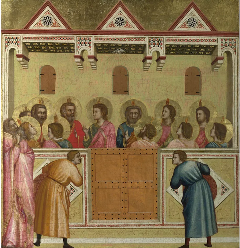 National Gallery in London_Pentecost painting Giotto and Workshop. Photo Credit: © The National Gallery.