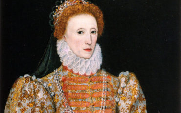 Portrait of Queen Elizabeth I of England, painted circa 1575 by Darnley. Photo Credit: © Public Domain via Wikimedia Commons.