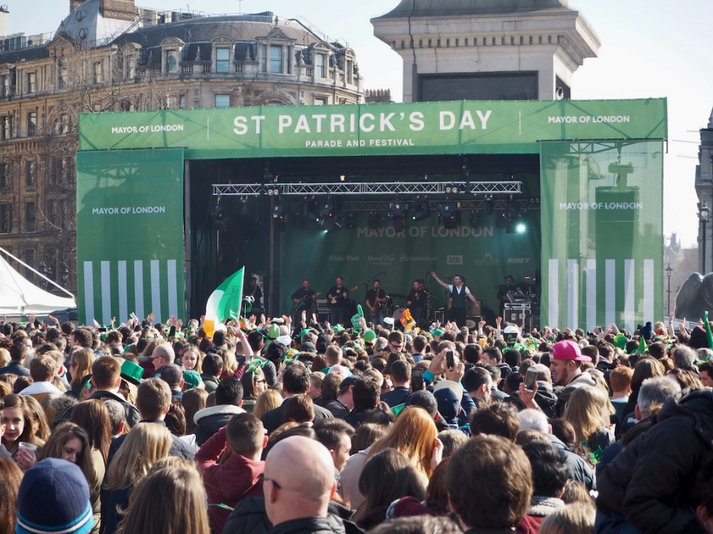 St Patrick’s Day Parade in London. Photo Credit: © Ursula Petula Barzey.