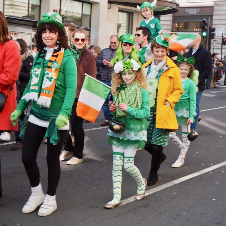 St Patrick’s Day Parade in London. Photo Credit: © Ursula Petula Barzey.