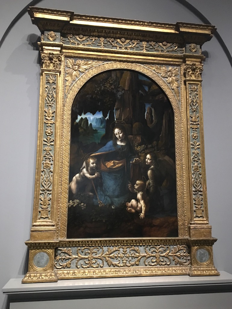 National Gallery in London: Virgin of the Rocks by Leonardo da Vinci. Photo Credit: © Anne Pollak. 