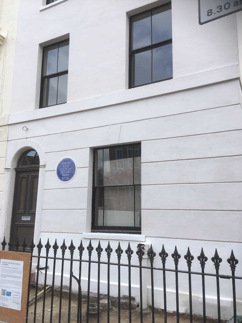 Vincent van Gogh house in London. Photo Credit: © Edwin Lerner.