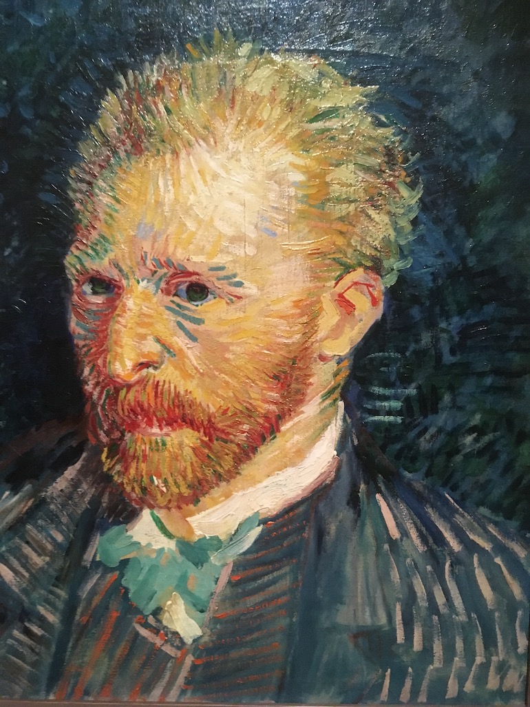 Vincent van Gogh self portrait. Photo Credit: © Edwin Lerner.