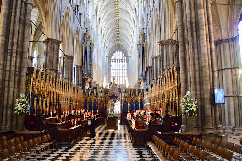 The Quire at Westminster Abbey in London. Photo Credit: © David Streets.