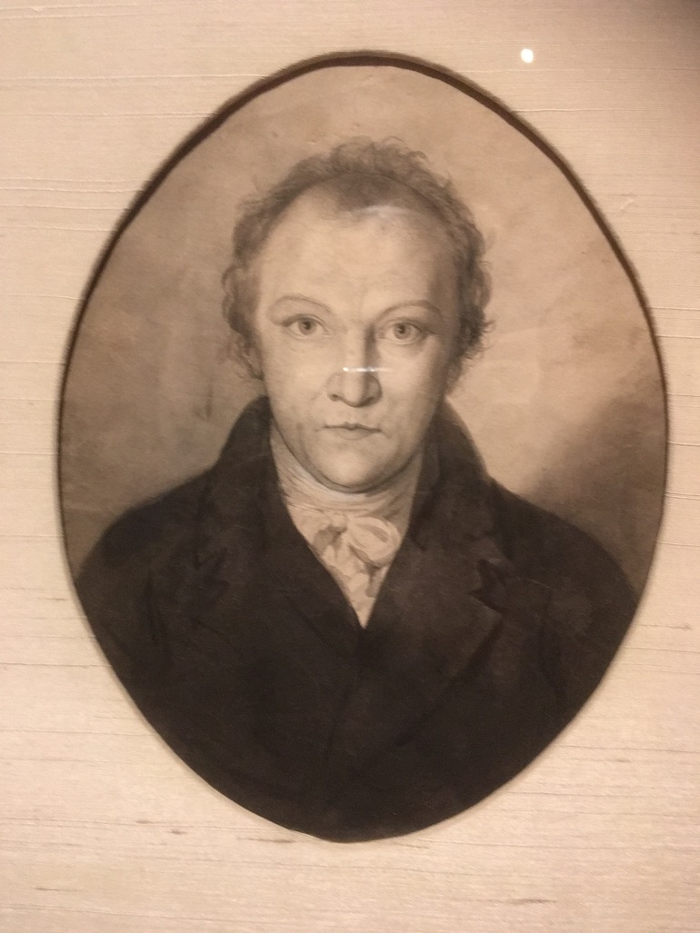 William Blake Self portrait. Photo Credit: © Tate Britain. 