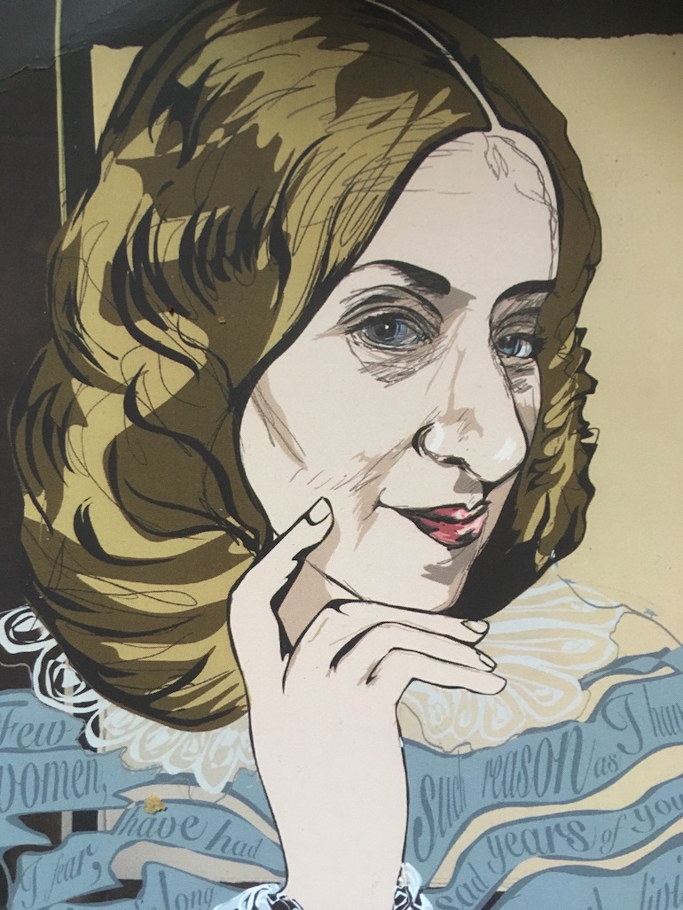 George Eliot painting. Photo Credite: © Edwin Lerner.