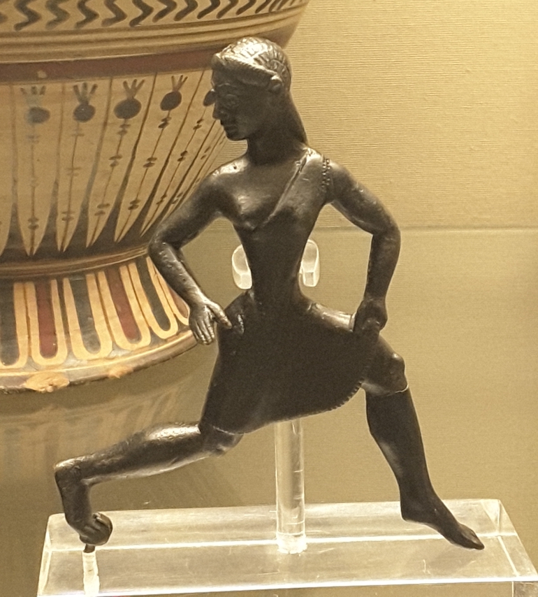 British Museum in London: Greek Running Girl, 6th Century BC. Photo Credit: ©  Ingrid M Wallenborg.