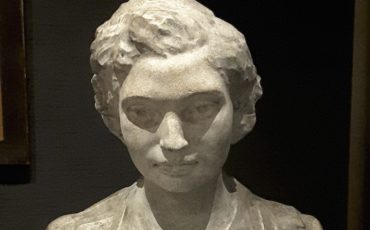 British Museum in London: Noor Inayat Khan, bronze by Karen Newman. Photo Credit: ©  Ingrid M Wallenborg.