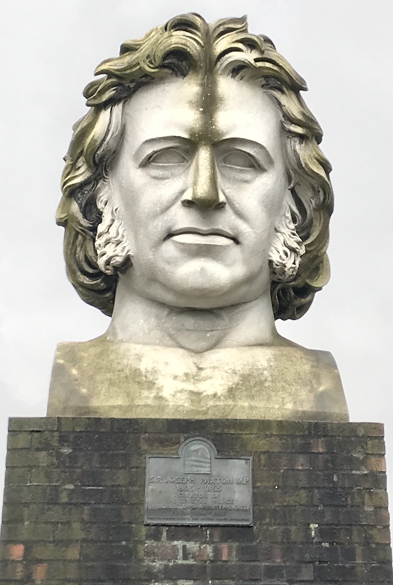 Crystal Palace Paxton bust. Photo Credit: © Edwin Lerner.