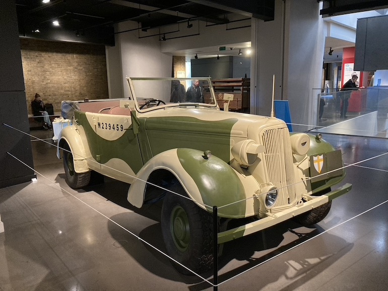 Monty’s Staff Car at Imperial War Museum in London. Photo Credit: © Rick Jones.