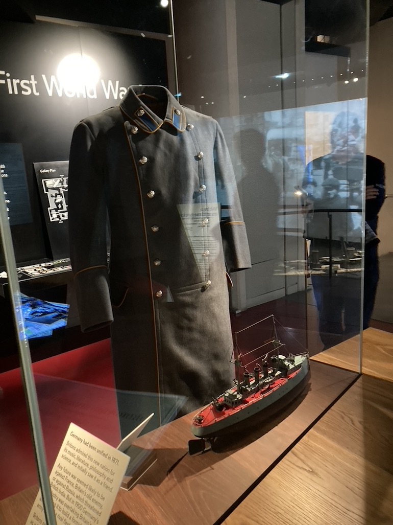 The Kaiser’s coat 1914 at Imperial War Museum. Photo Credit: © Rick Jones.