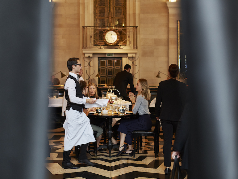 Afternoon tea at the Wolseley in London. Photo Credit: © The Wolseley.