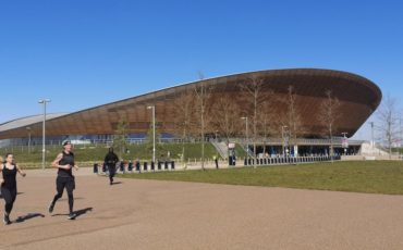 Velodrome (now Lee Valley VeloPark), Queen Elizabeth Olympic Park, Stratford, East London. Photo Credit: © Steve Fallon.