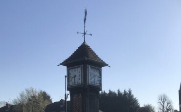 1937 George VI Coronation Clock in Northolt,London. Photo Credit: © Steven Szymanski.