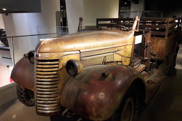 LRDG truck at Imperial War Museum in London. Photo Credit: © Caroline Piper.