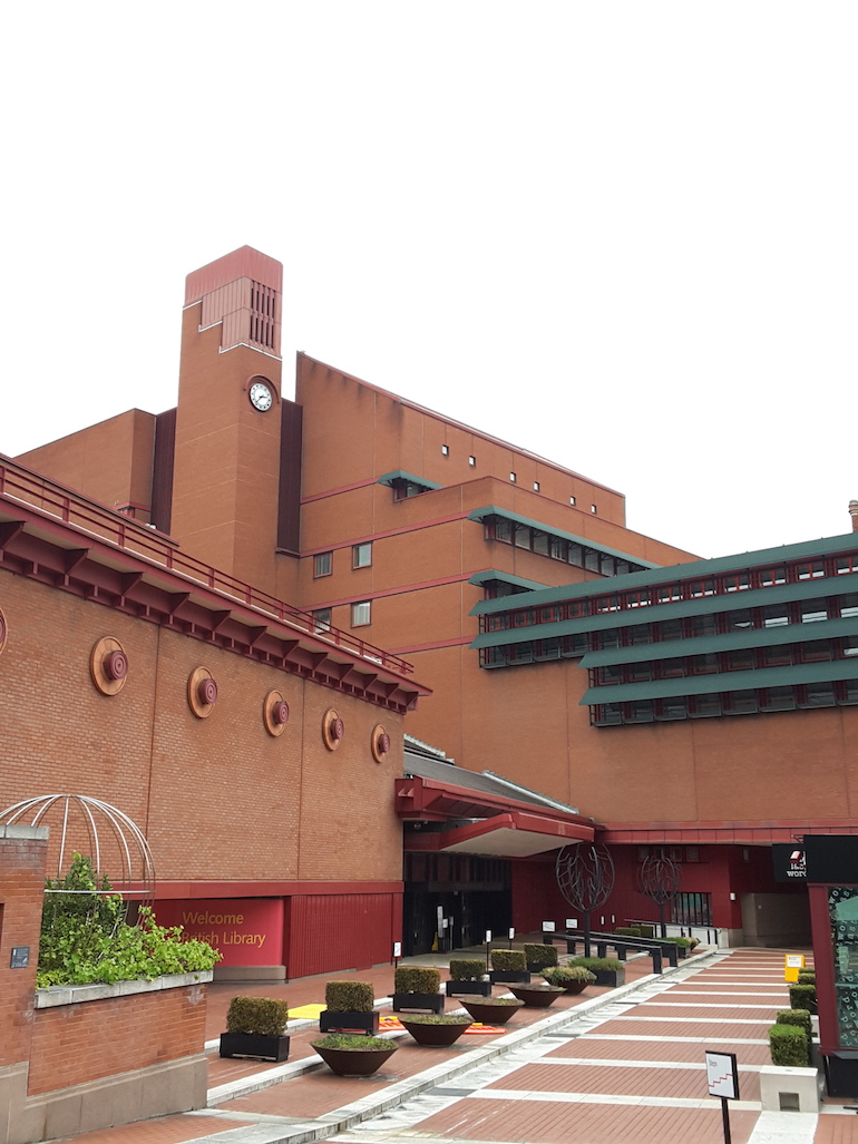 The British Library, Euston Road, London. Photo Credit: © Ingrid M Wallenborg.