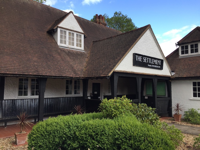 The Skittles Inn in Letchworth. Photo Credit: © Alex Hetherington.