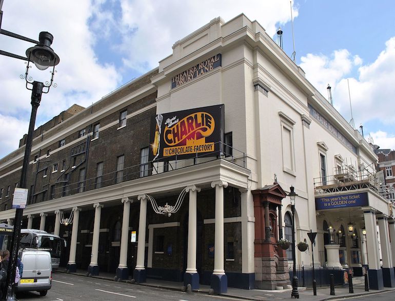 Theatre Royal, Drury Lane in London. Photo Credit: © Elisa Rolle via Wikimedia Commons.