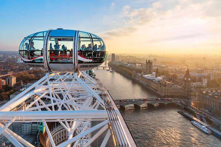 Seeing London Through the London Eye